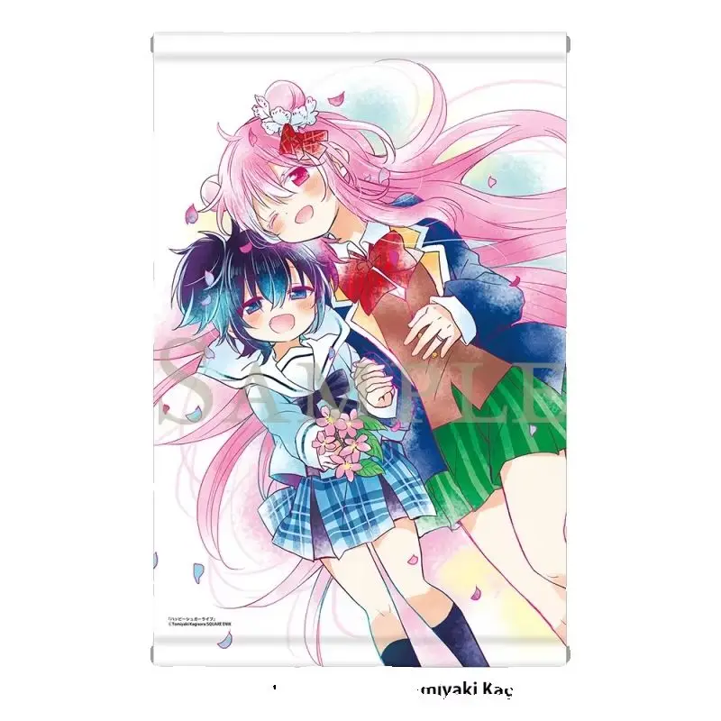 GL Happy Sugar Life Assorted Entanglements New Life of Ninja and Assassin Adachi to Shimamura 15cm Acrylic Stand Desk Decoration
