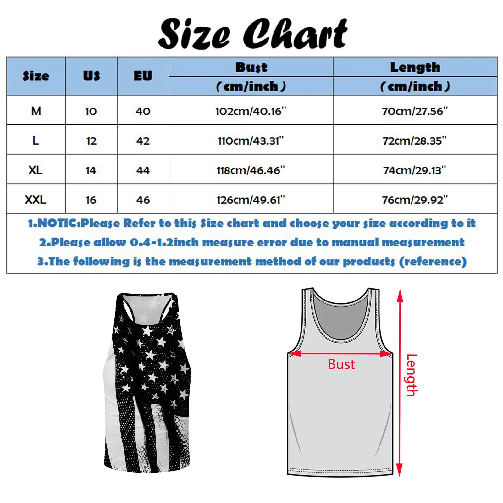 Men Summer Tank Tops Vests Casual Beach O Neck American Flag Printed Sleeveless Tank Tops Bodybuilding Streetwear Vest Blouse