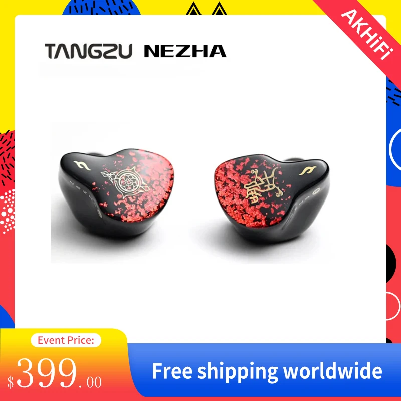 

TANGZU Nezha Latest Flagship-level IEMs 6BA + 1PZT Multi-Driver In-Ear Monitor Hybrid Driver Wired Earphones |3.5mm+4.4mm Cable