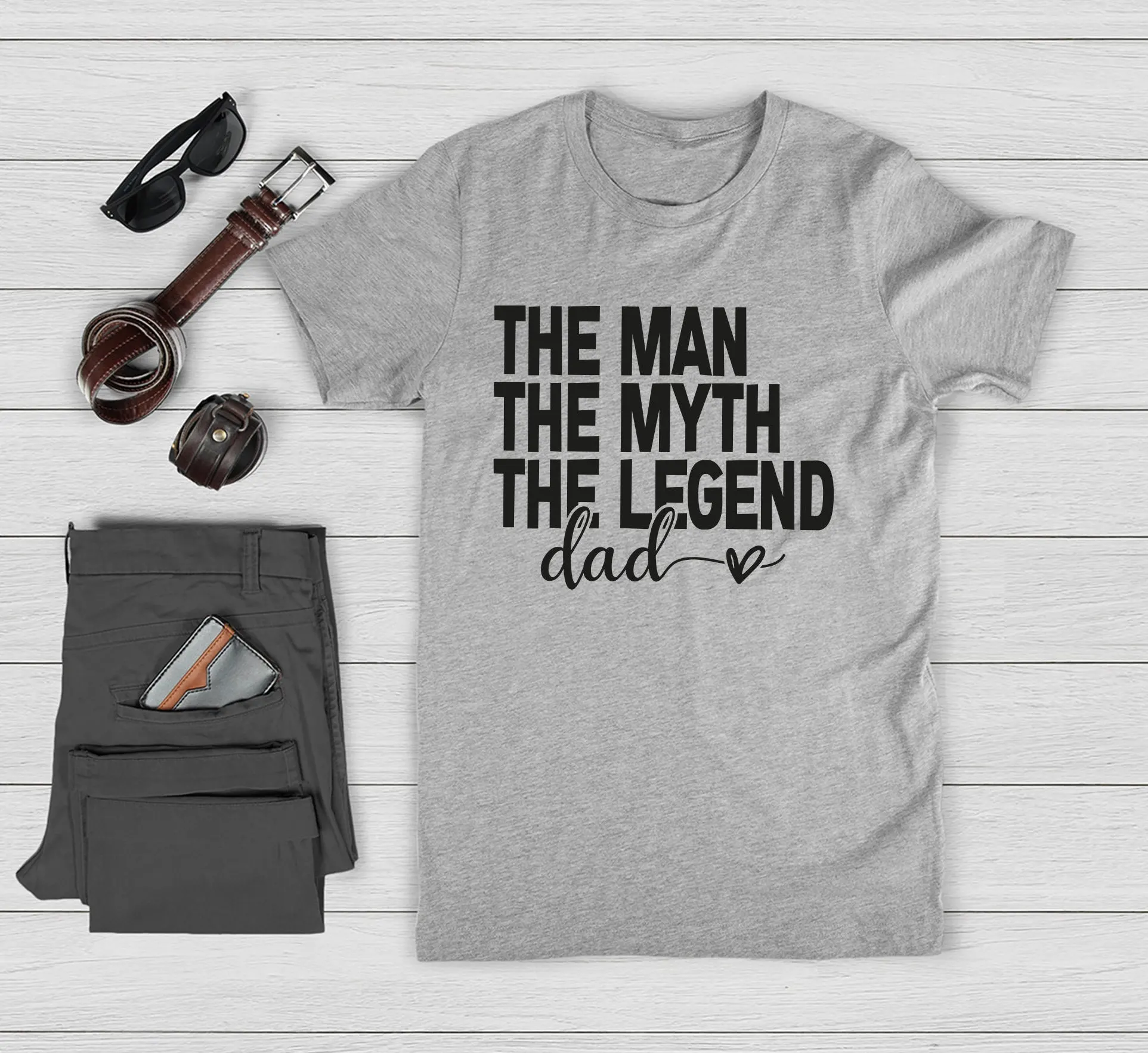 The Man Myth Legend Hero T Shirt Father S Day Best Dad Ever Papa For Fathers