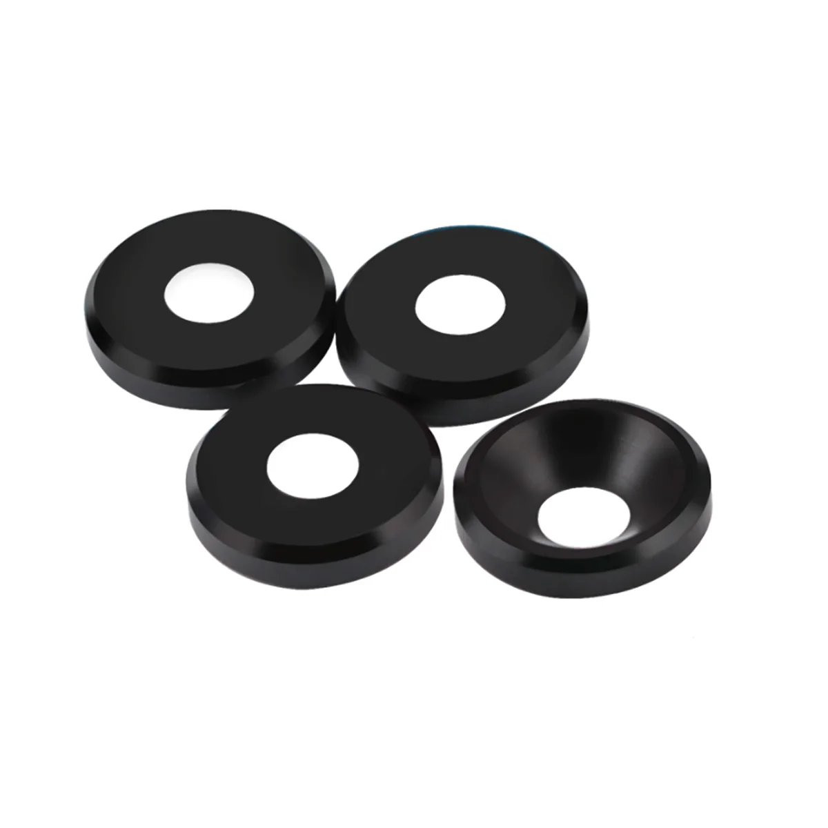Leijiu POM Material Black Concave Convex Washer/Fisheye Washer M3 M4 M5 M6