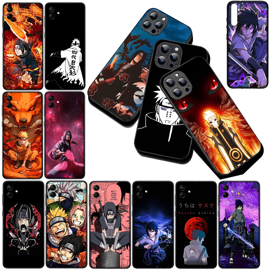 Чехол для телефона Samsung Galaxy S22 S21 S20 FE Ultra Plus A15 A16 A25 A33 A34 A56 5G Case Itachis Akatsukis Uchihas Sasukes