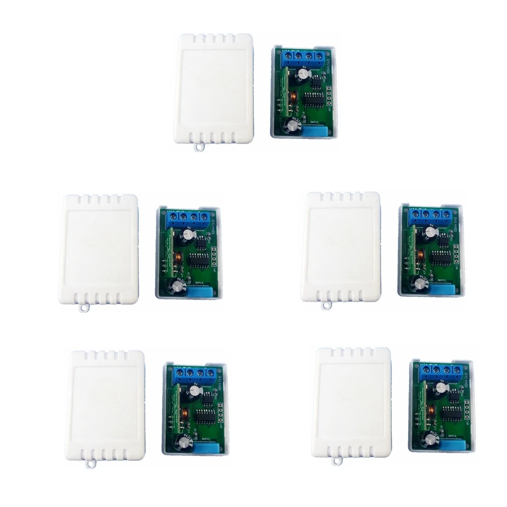 

5PCS DC 5V-23V RS485 Modbus Rtu Temperature & humidity sensor Remote acquisition monitor replace DHT11 DHT22 DS18B20 PT100