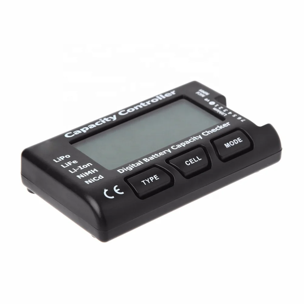 5 قطعة RC CellMeter 7 مدقق قدرة البطارية الرقمية يبو الحياة ليثيوم أيون Nicd NiMH بطارية جهاز قياس الجهد الكهربائي فحص CellMeter7