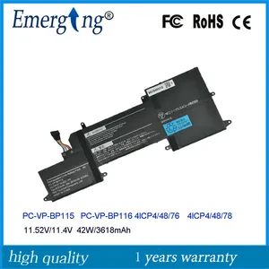 Baterai Laptop Baru untuk NEC PC-VP-BP116 PC-VP-BP115 4ICP4 / 48/764ICP4/48/78 HZ550 12 baterai laptop nec penjualan terbaik - №