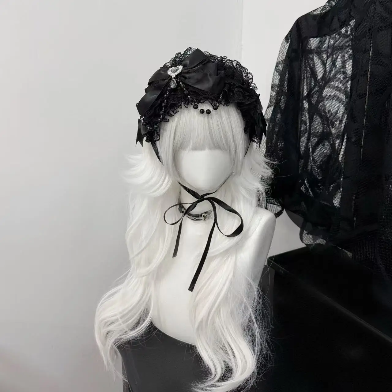 tiara-de-renda-gotica-lolita-para-mulheres-laco-duplo-de-cetim-preto-e-branco-com-flor-de-rosa-e-franjas-acessorios-elegantes-para-cosplay