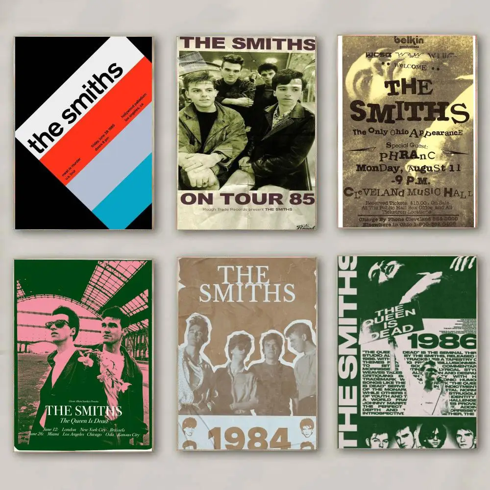 band T-The Smiths-S Poster Modern Wall Decal for Living Room Cafe Office Bar and Bedroom