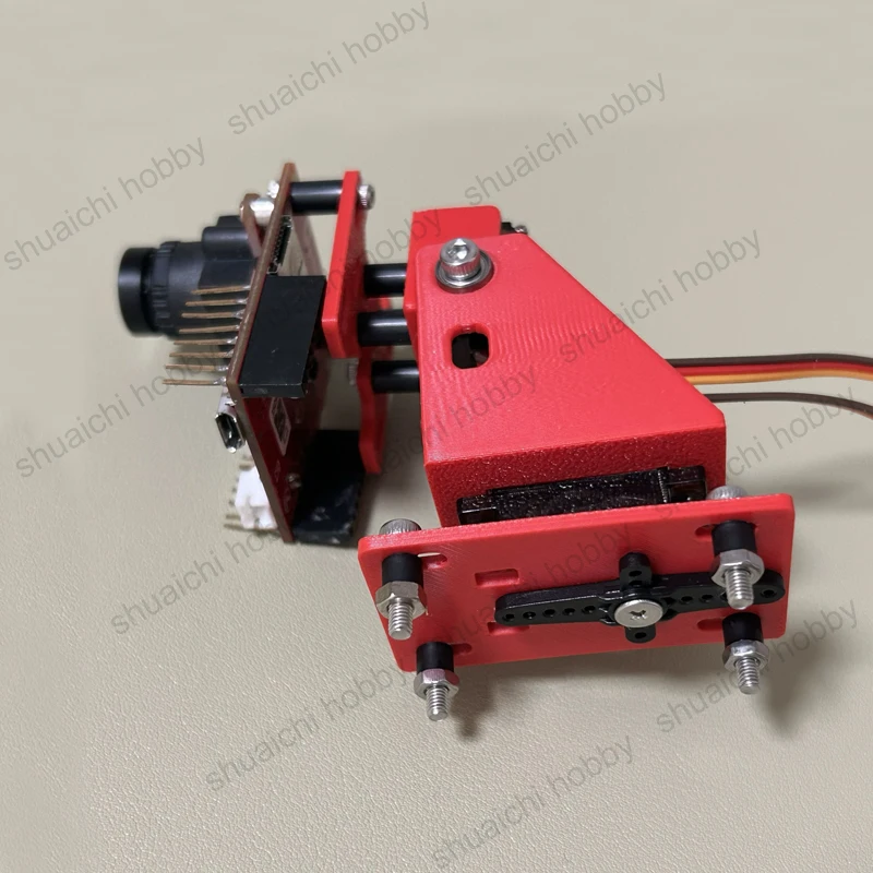 1Set Servo-powered 2-axis Gimbal Mounting Bracket Pan-Tilt FPV Head Tracking Camera Mount for RC Drone Stabilization Photography
