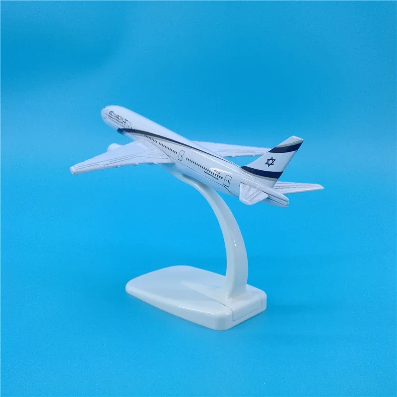 Modelo de Avión B777 a escala 1:400, juguete coleccionable de Metal, 16cm