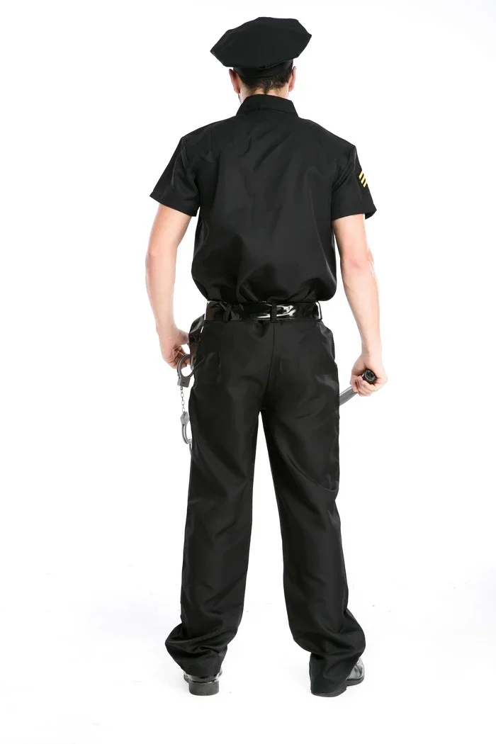 Gorąca Wyprzedaż Męski Strój Policjanta na Imprezę Cosplay