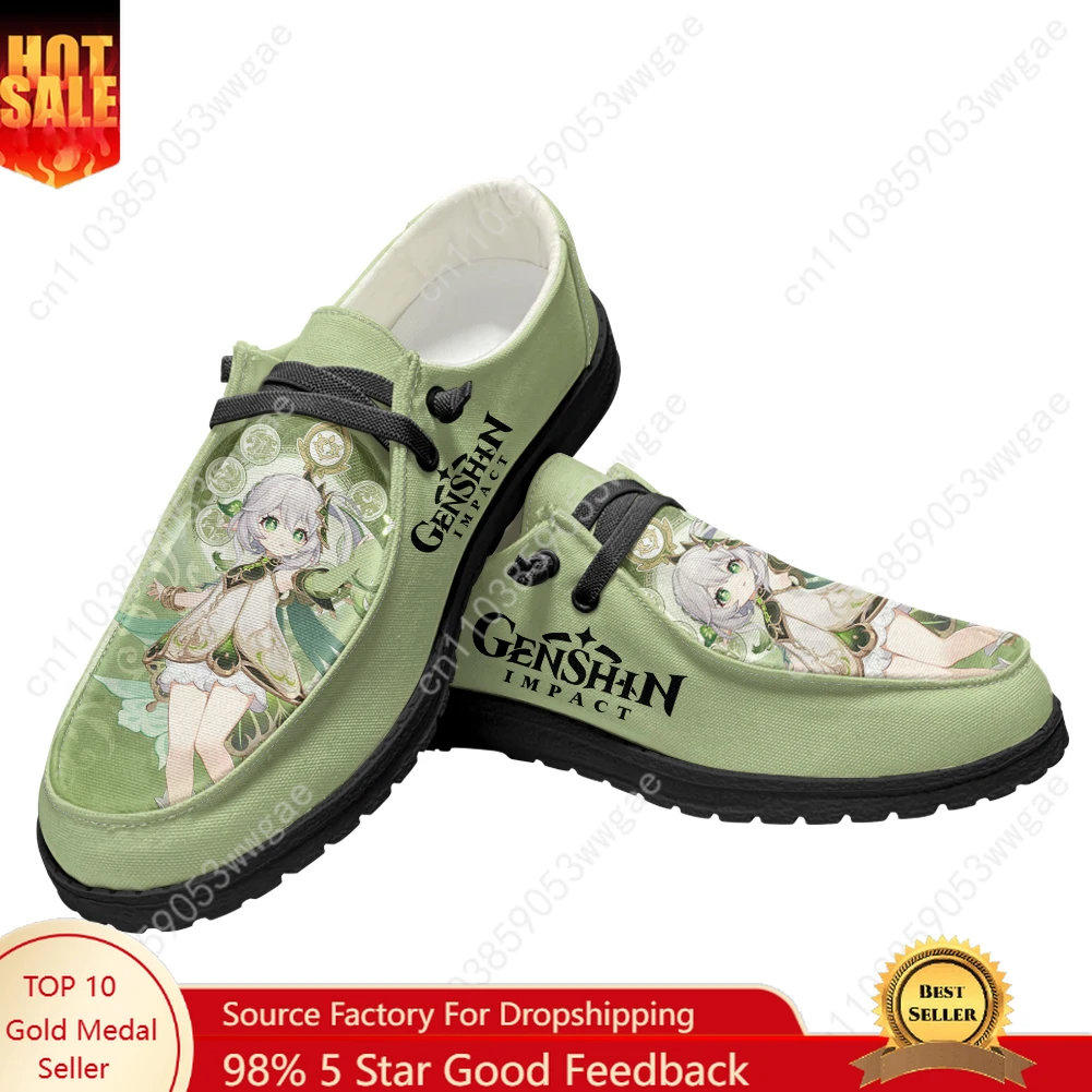 

Genshin Nahida Casual Shoes Men Women Breathable Flat Footwear Casual Indoor Outdoor Lightweight Shoes Customized Couple Shoes