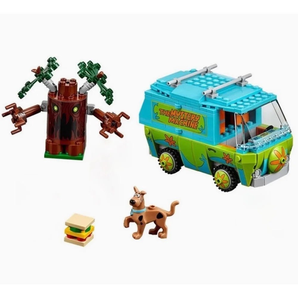 305pcs Movie Series Mystery Machine Ghost Robotic Tree Vehicle Equipment Building Blocks Sets Compatible With Model