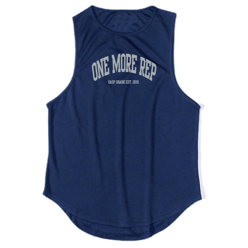 ONE MORE REP Men's Muscle Vests Summer Mesh Breathable Gym Clothing Fitness Sleeveless T Shirt Quick Dry Sports Tank Tops - view 4