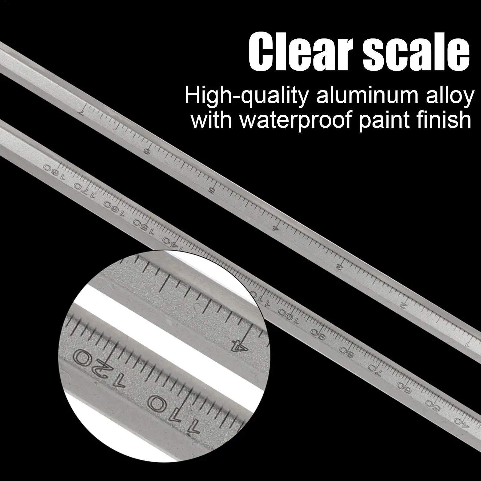 Woodworking Marking Ruler Handheld Wood Crafting Tool Woodworking Ruler Straight Marking Tool For Renovation Construction