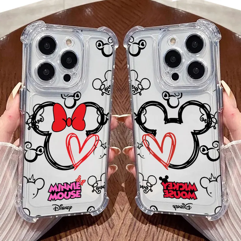 Cartoon MinnieS MickeyS Phone Case For Samsung A27 A37 A57 A17 A56 A26 A33 A54 A51 A73 A55 A53 A36 A35 A34 A25 A24 A23 A16 4G 5G