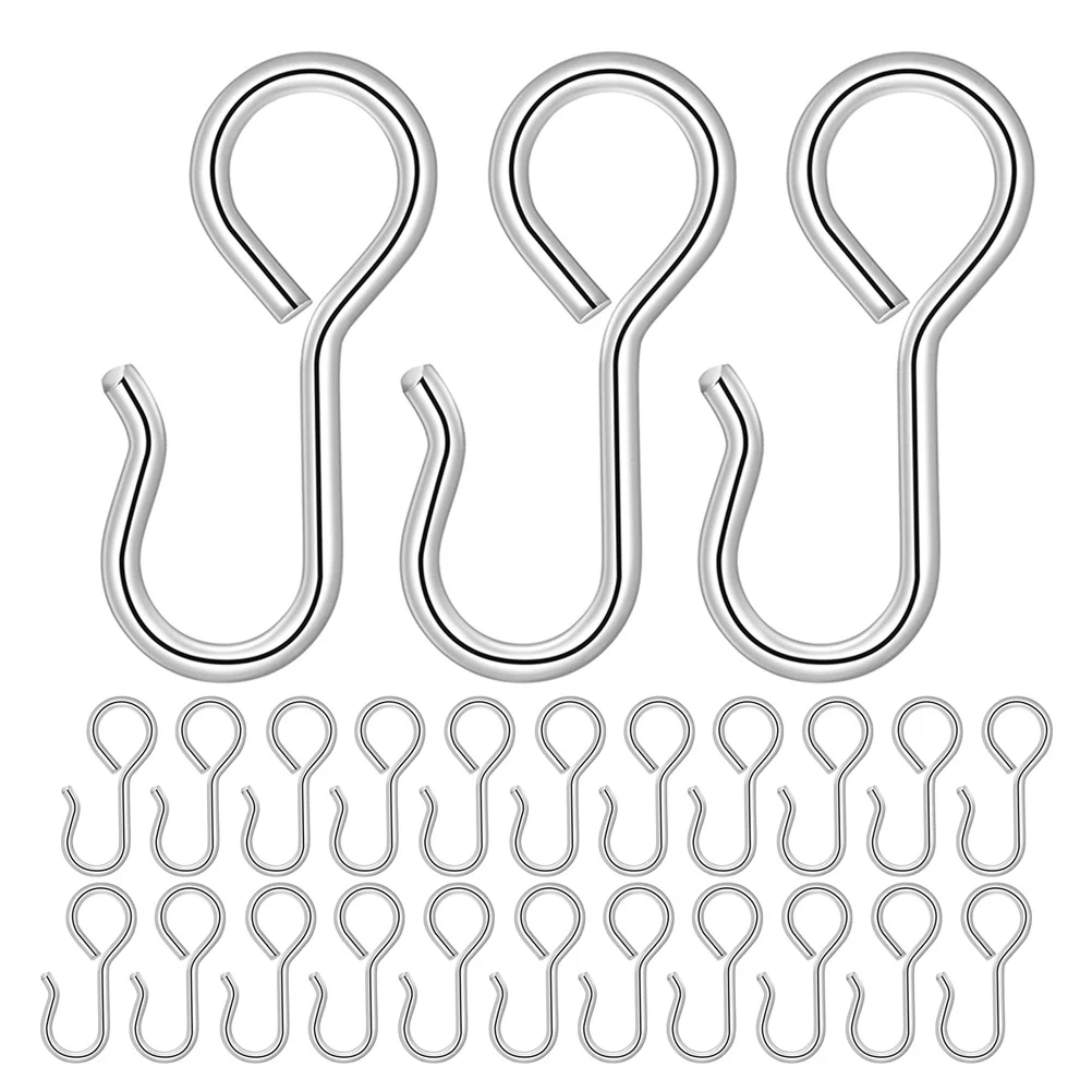 

60pcs Car Covers Iron Hooks 23Mm S Hook Design For Auto Seat Cushion Fixing Fast Installation Scratch Protection Vehicle Seat