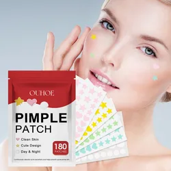 Star Acne Pimple Patch Yellow Star Shaped Absorbing Cover Patch Invisible Hydrocolloid Acne Patches for Face Acne Dots