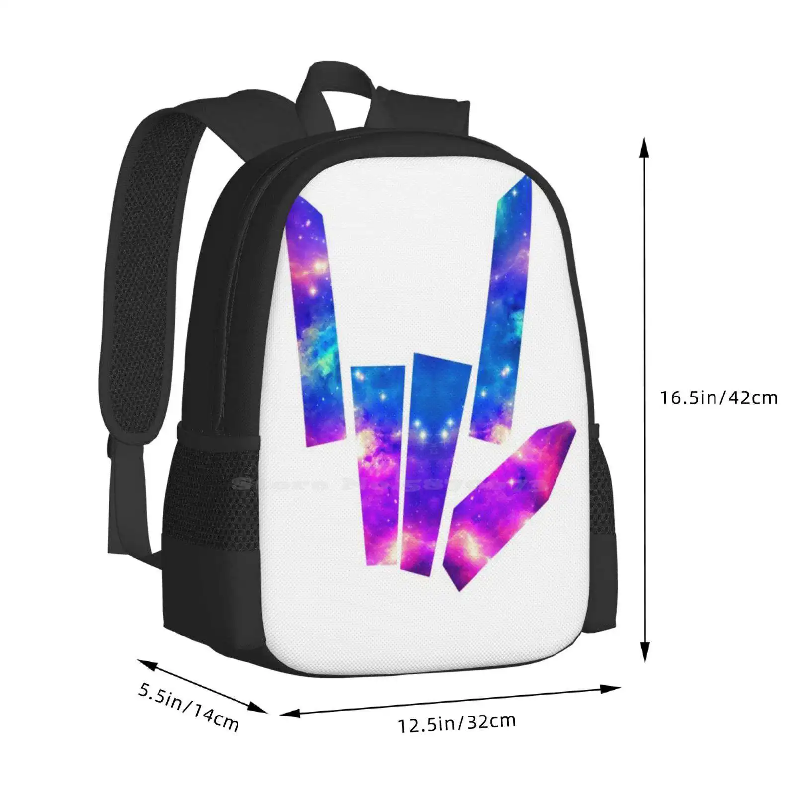 Share The Love Galaxy Logo Pattern Design Mochila Mochilas escolares Share The Love Sharer Vlogger Gamer Youtube Fan Kids Galaxy Logo