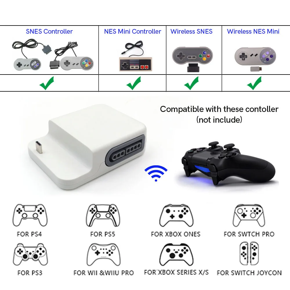 HD 720P GBA IPS V5 Screen HDMI Bluetooth Dock Kit Support To For PS5/PS4/Switch Pro Wireless Controller for Game Boy Advance