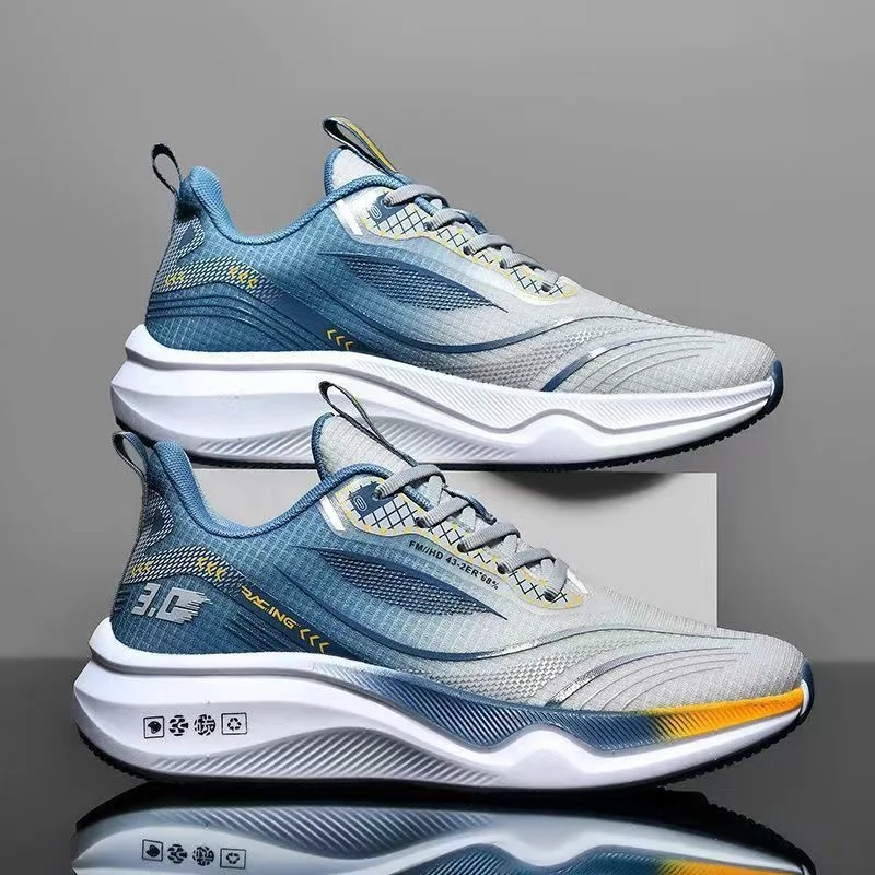 New Arrival Summer Autumn Ultra Light Running Shoes For Men Breathable Shock Absorbing Soft Sole Lightweight Student Athletic Sn
