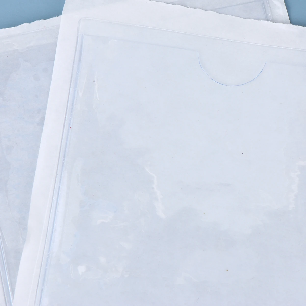 

10 шт., прозрачные держатели для карт из ПВХ, прочные пластиковые карманы, самоклеящиеся чехлы для бейджей, этикеток для хранения, ganization Office