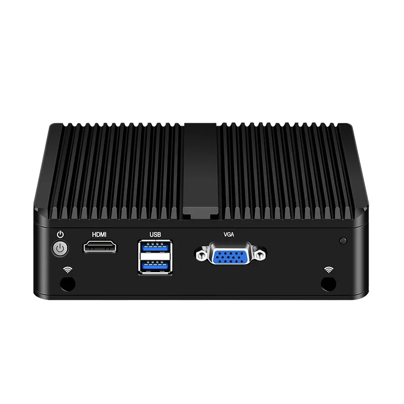 Fanless Mini PC OPNsense Router Intel Celeron N2940 Quad-Cores 4 LAN Ports Gigabit Ethernet Firewall Appliance Pfsense