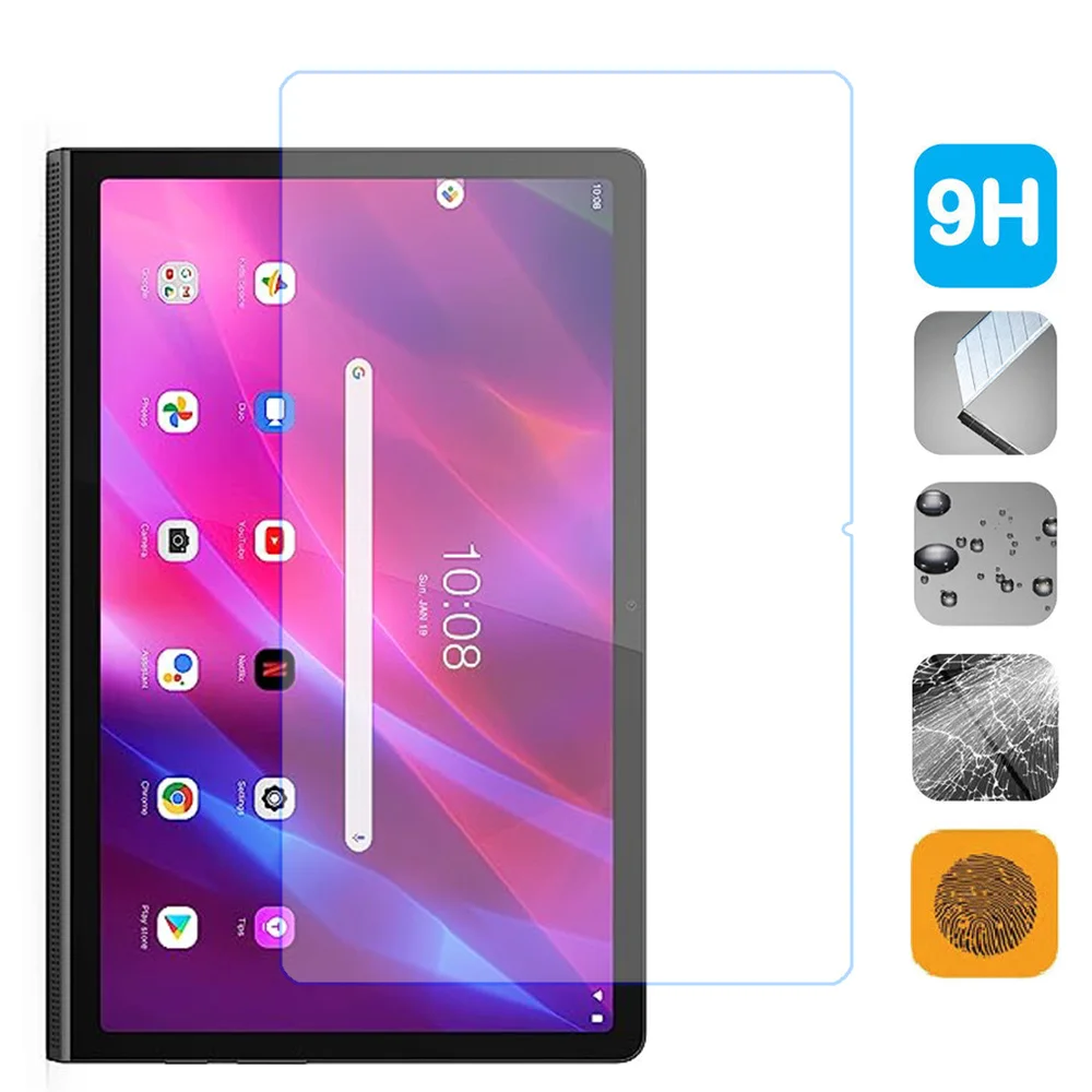 2 Packs 9H Tempered Glass Film for Lenovo Yoga Tab 11 2021 YT-J706F 11.0 inch Tablet Screen Protector Bubble Free Hardness