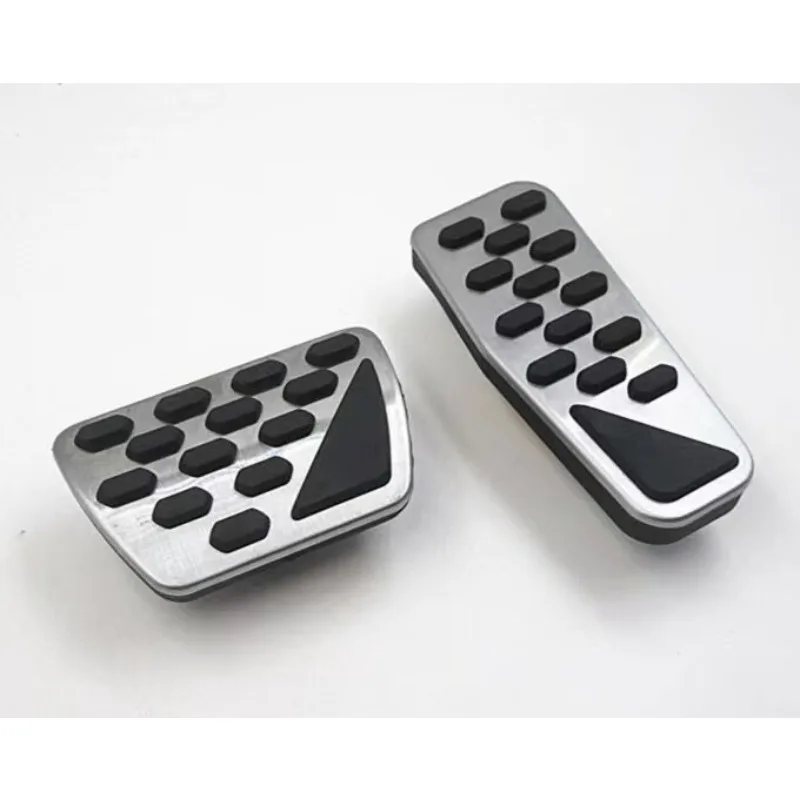 For 08-17 18-24 SUV Interior Modification Accelerator Brake Pedal Pad Stainless Steel Anti-Slip