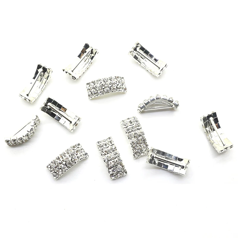 10Pcs 20 * 9mm shape supply multi drainage diamond accessories buckle accessories clothing hair decortion accessories