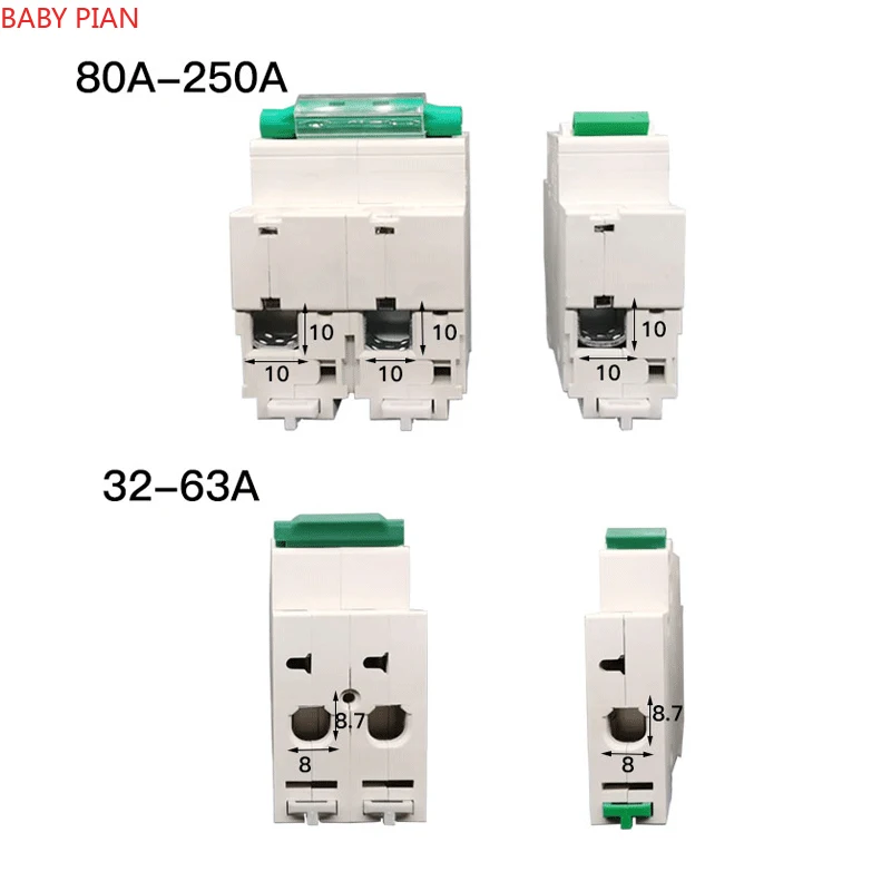 DC Circuit Breaker 80A 100A 125A 150A  200A 250A Current 12V 24V 36V 48V 60V 72V 120V Circuit Breaker for Solar Cells RV Battery