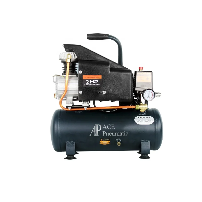 Factory Direct Connected Portable Piston Air Compressor Low Noise Mini Silent 18l-50l 5hp Industrial Air Compressor