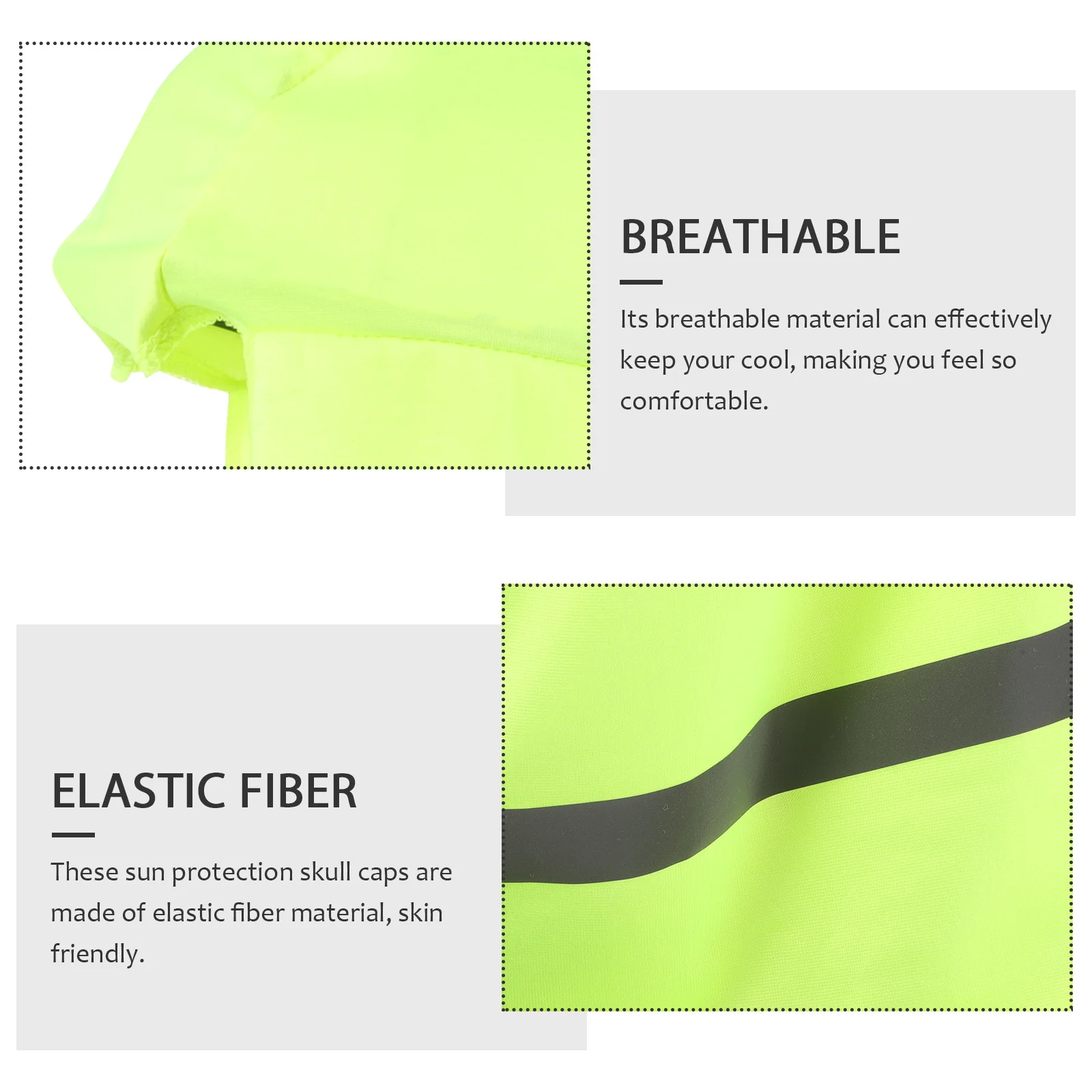 2Pcs Cooling Skull Caps Long Tail Hat Neck Shade Outdoor Cycling Riding Sunshade Hat Breathable Uv Protection for Men