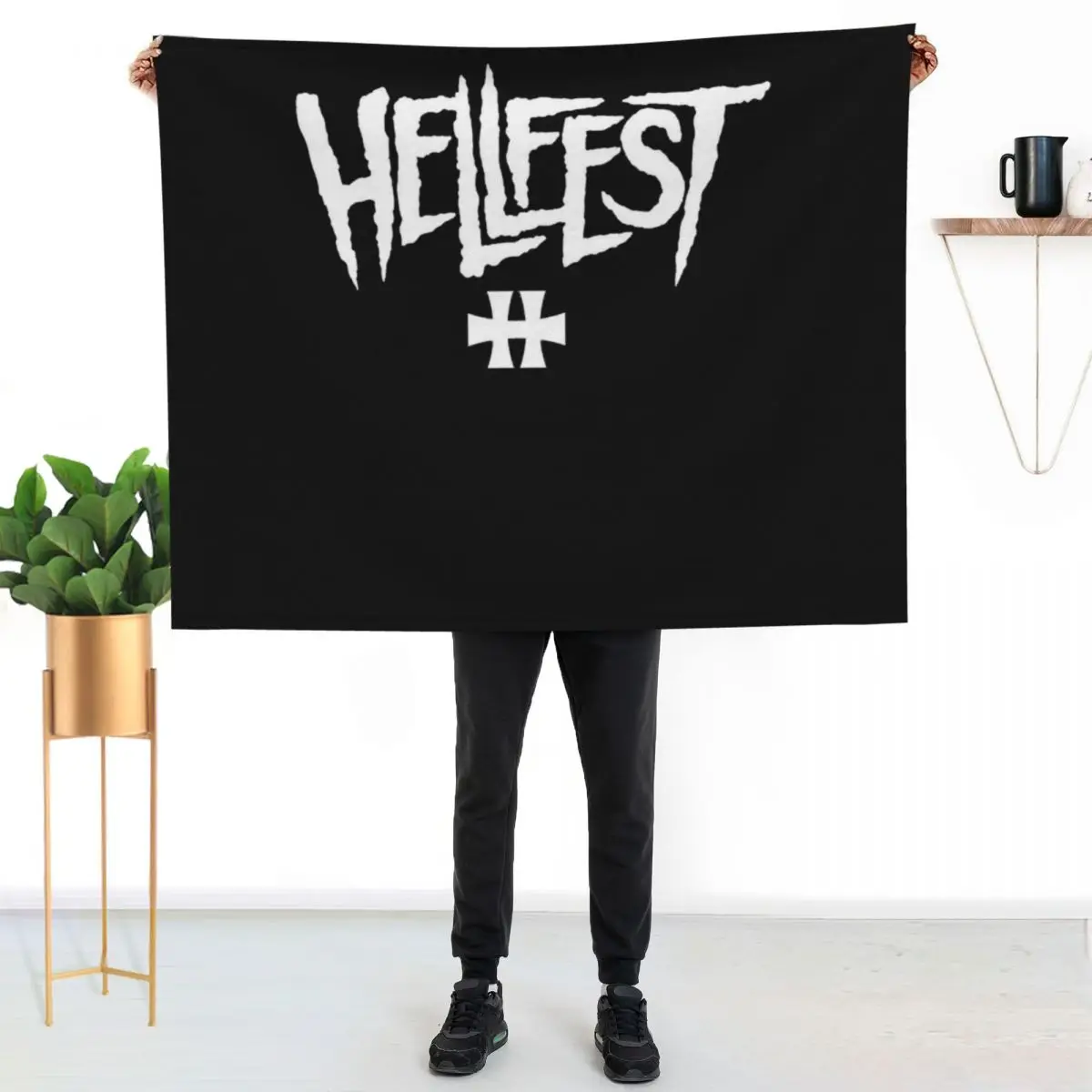 

Футболка Hellfest 2 Classique, дышащий легкий плед для взрослых и детей