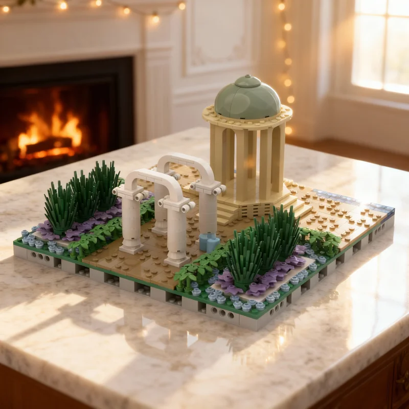 

851pcs MOC Star Battle Naboo Modular Streetscape Garden Model Building Christmas Gift Blocks Construction Toys Idea Education