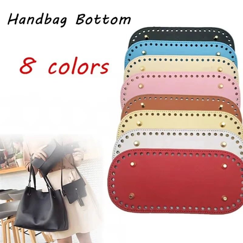 Handmade Oval Long Bottom webbing for crochet bags Rectangle Round Bottom Diy Crochet Bag Bottom Long Bottom For Knitted Bag