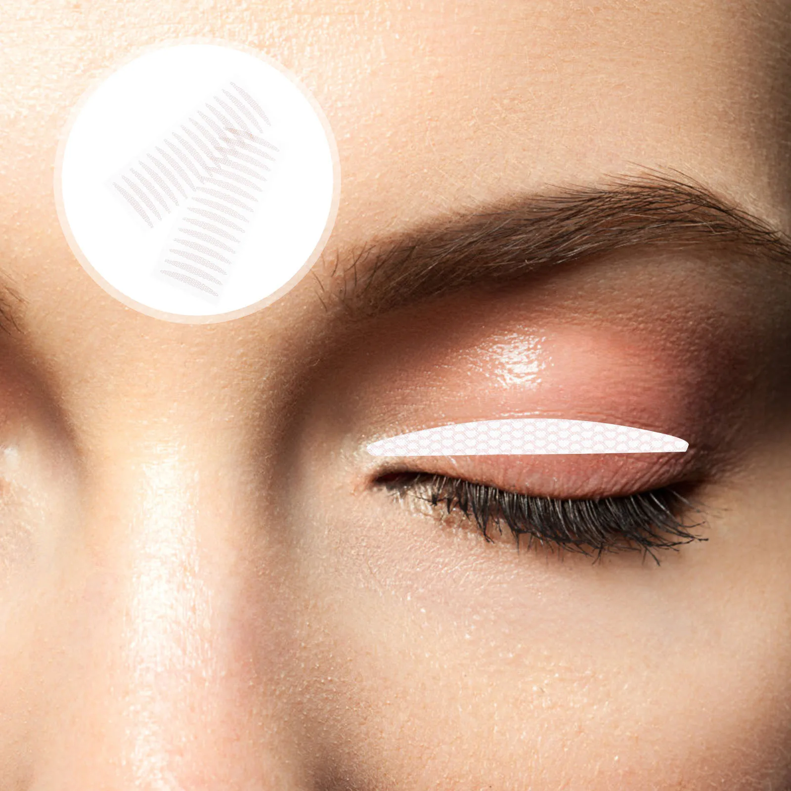 

25 Sheets Breathable Double Eyelid Tape Natural Invisible Eye Sticker Lightweight Comfortable Eyelid Strips for Daily Wear