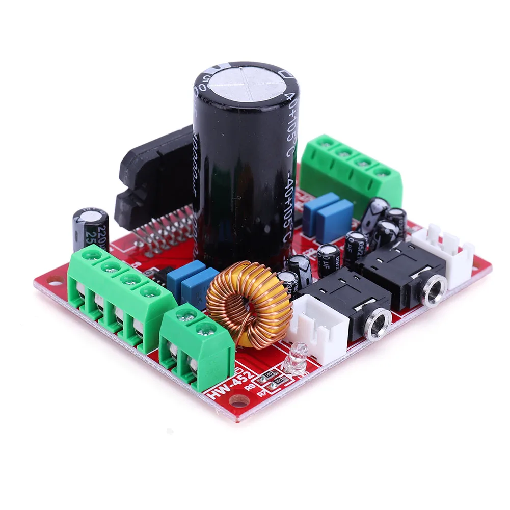 Power Amplifier Board 4x50W TDA7850 Fever Class Car Power Amplifier Module 4 Channel with BA3121 Noise Reduction for Car Stereo