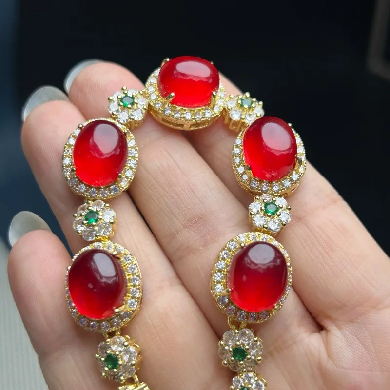 

Natural High-ice Quartzite Jade Bracelet, Exquisite and Versatile Jewelry