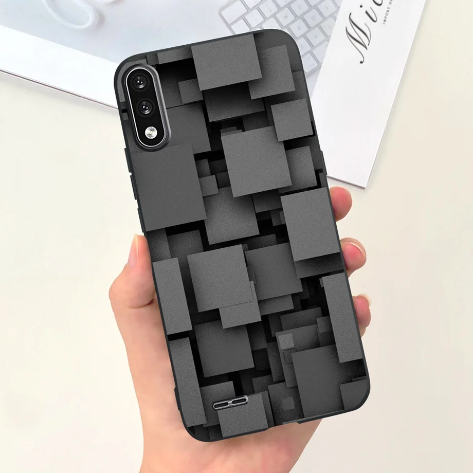 For LG K22 2020 Phone Case Back Cover Stylish Pattern Soft Liquid Silicone TPU Coque Fundas LGK22 K 22 Panda Housing