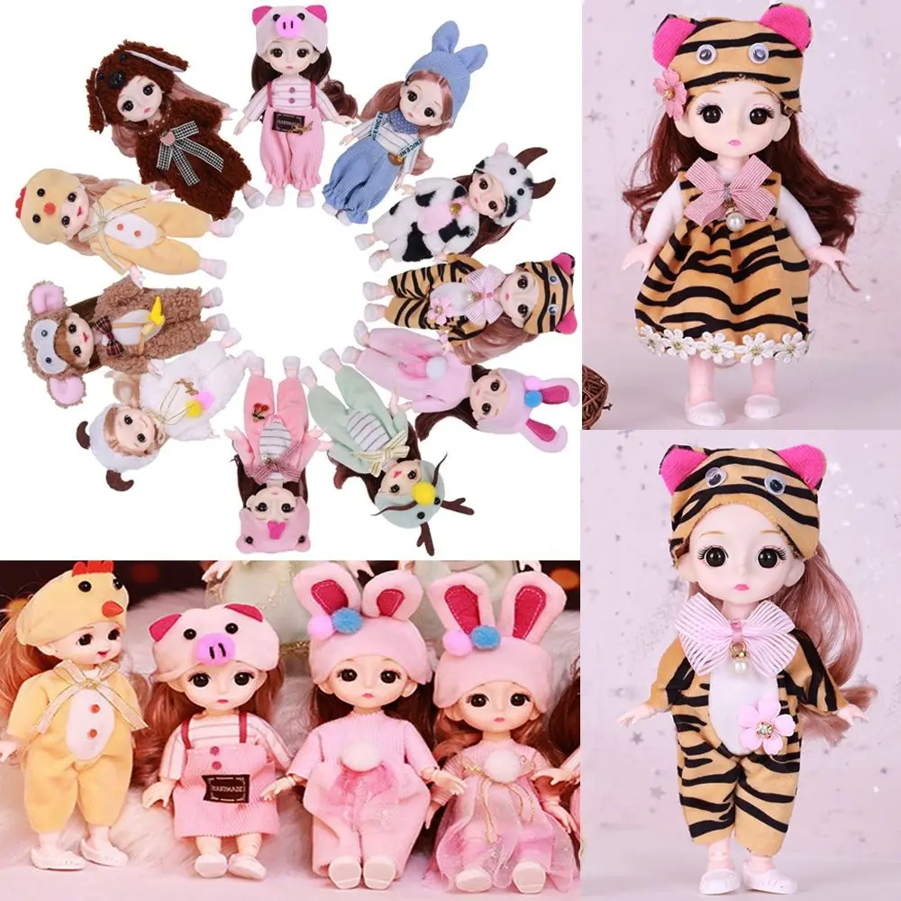

1/12Bjd Molly Body Obitsu 11 Ob11 Accessories Beautiful Doll Outfit Animal Doll Suit Doll Clothes 16~17cm Dolls Dresses