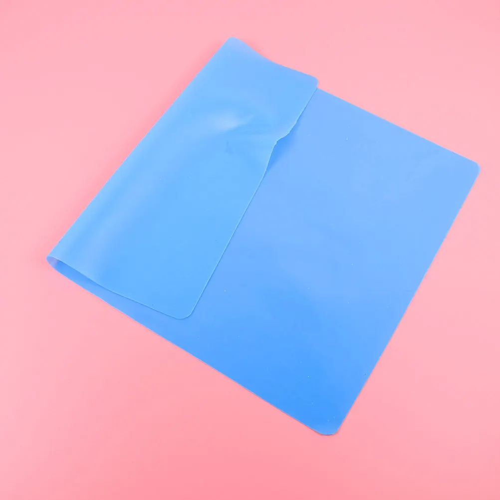 1Set Silicone Mat Style Epoxy Mold Kit Includes 2 Blue Medium Stirring Rods 1 Pink Medium Rod 2 Blue Pads for DIY Resin Art