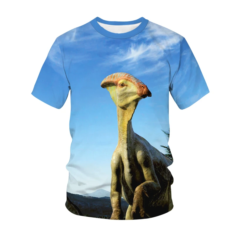 

Funny T Shirt for Men Animal Dinosaur Cartoon Tee Shirts Kids Boy Woman Oversized T-shirt Casual 3D Printed Streetwear Clothes