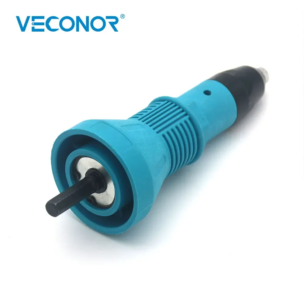 Imagem -05 - Elétrica Cordless Riveting Drill Adapter Nut Gun Rebitando Tool Inserir Ferramenta Nut 24 Milímetros48 Milímetros