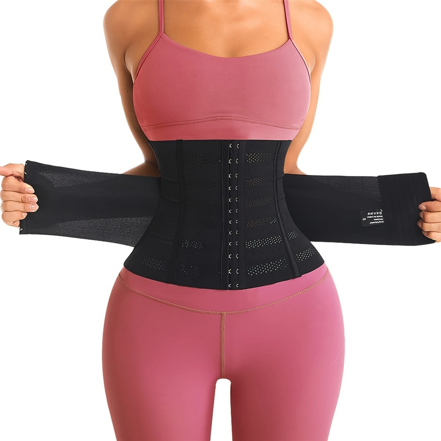 

Hourglass Waist Trainer Corset - Sculpting , Tummy Flattening, Accentuating Curves, Hook & Loop Closure, Cinching Compression -