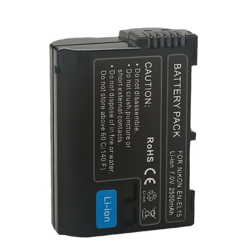 New 7.0V 2800mAh EN-EL15 Battery+USB Dual Charger for Nikon D7000 D7100 D610 D750 D800D 7200 Camera Batteries