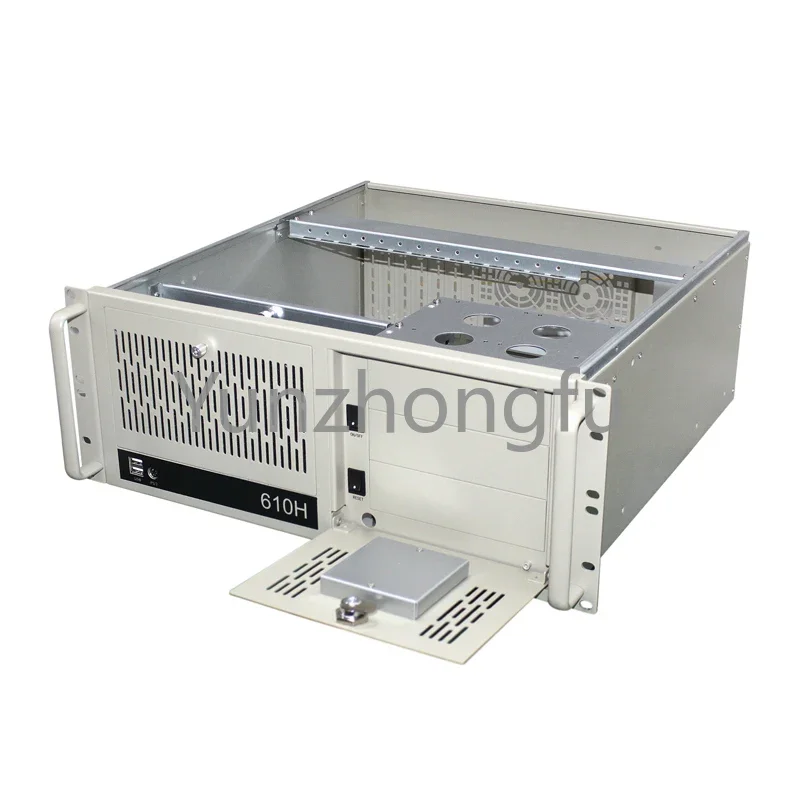 4u 19inch SGCC Industrial Server Rackmount Chassis with Lock Door Support ATX MB