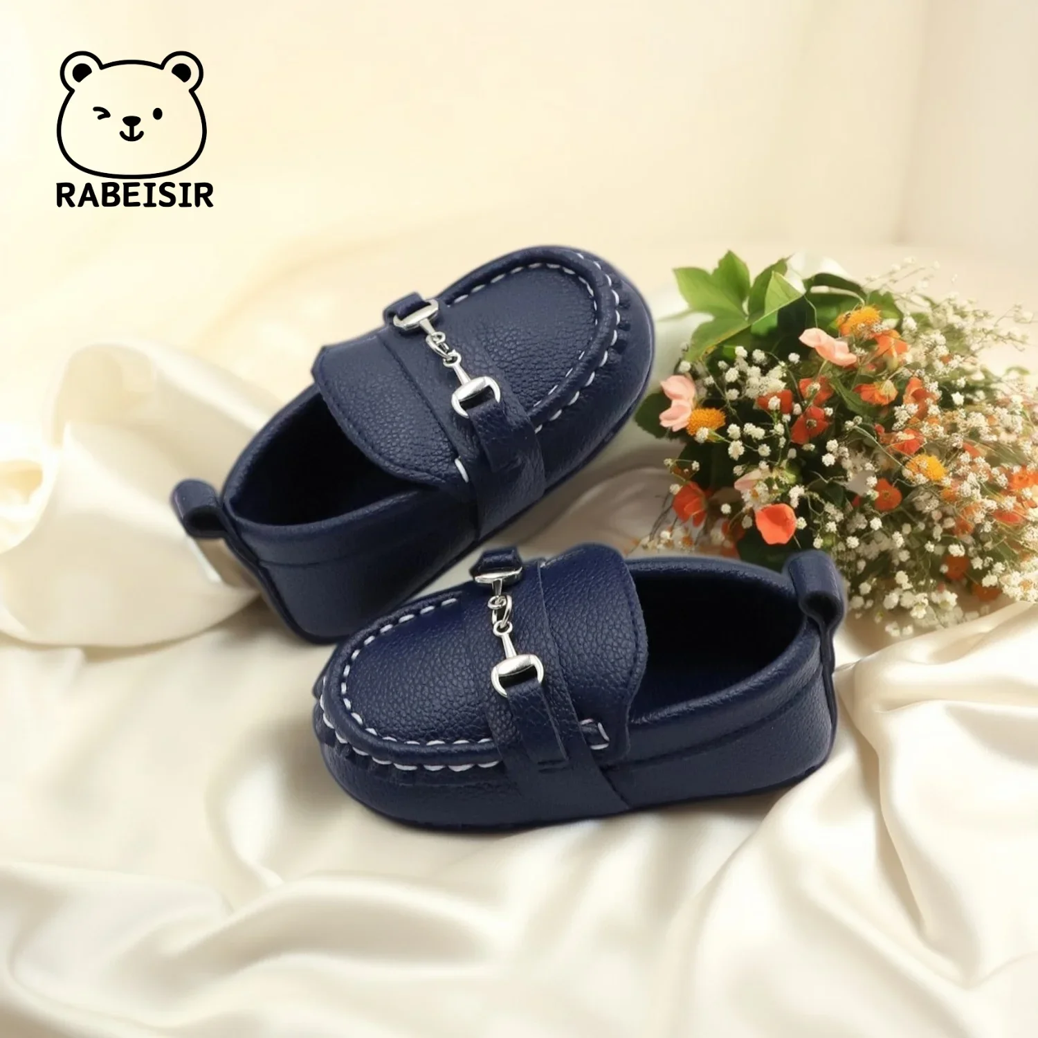 أحذية أطفال رجالية، أحذية فول ريترو، أحذية مشي للأطفال، 6-12-18 شهرًا، نعل ناعم، مضادة للانزلاق، قابلة للتنفس