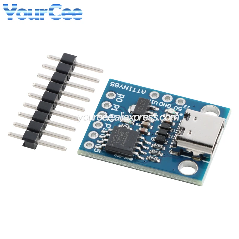 10 قطعة/1 قطعة ATTINY تطوير مبرمج لوحة تركيبية ل ATtiny13A/ATtiny25/ATtiny45/ATtiny85 محرر البرمجة مايكرو Usb DIP-8