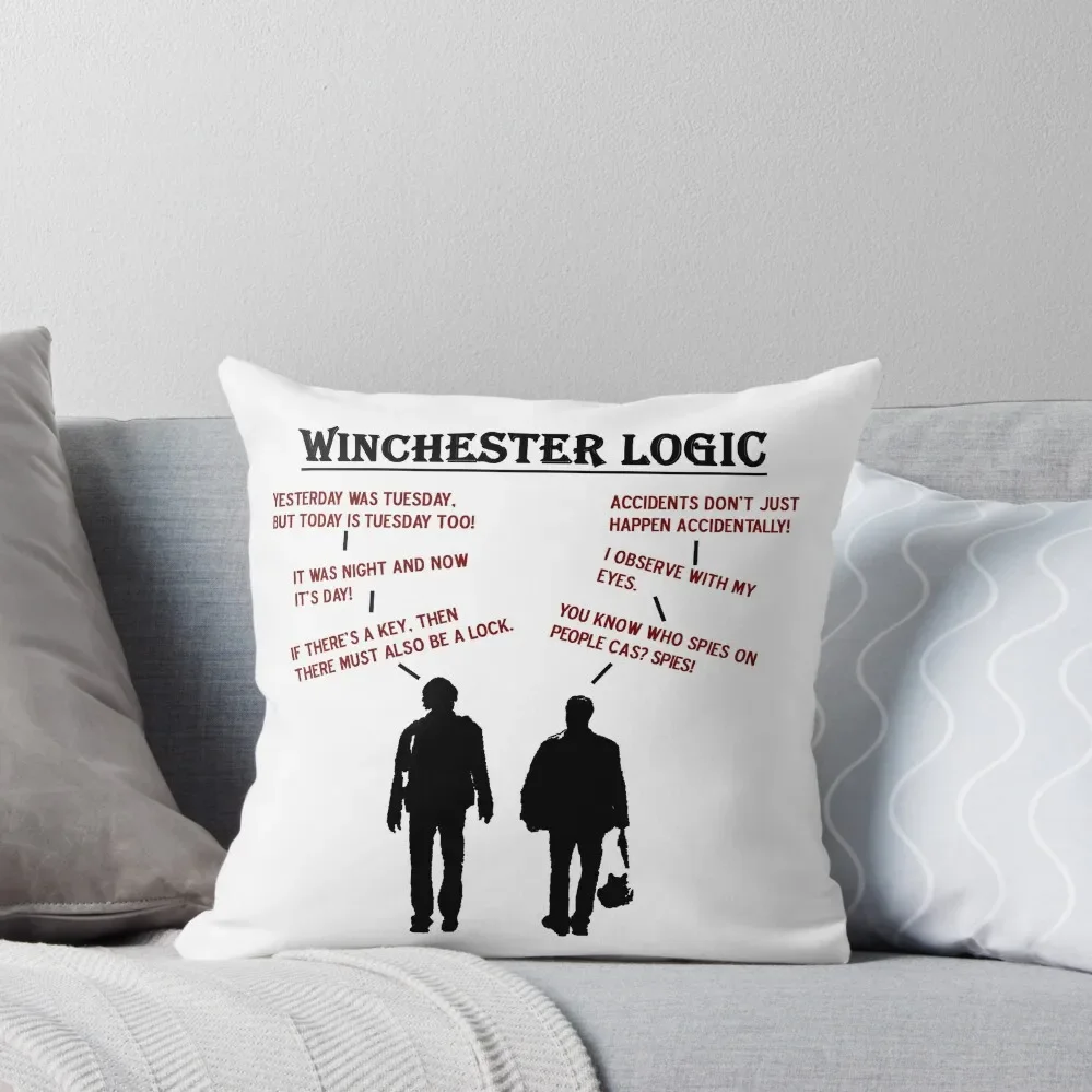 

Supernatural Winchester Logic Throw Pillow Decorative Sofa Cushion Decorative pillowcase luxury sofa pillows pillow