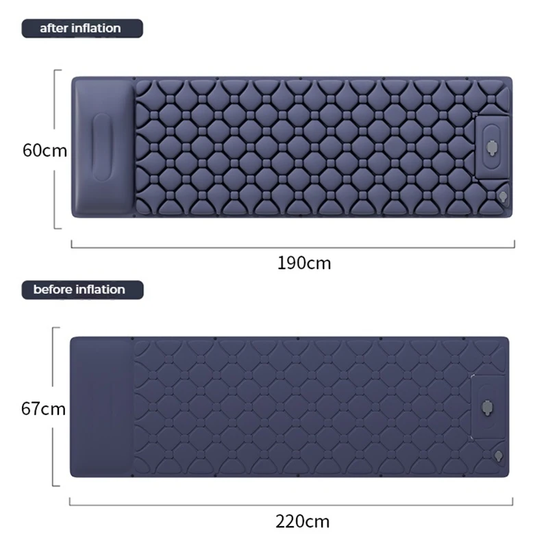 عالية الجودة السيارات سرير قابل للنفخ سيارة طوي السفر التخييم فراش جذع التسوية وسادة فراش وسادة النوم سيارة تحويل السرير